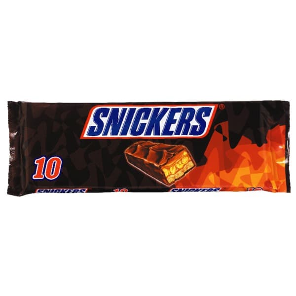 SJOKOLADE SNICKERS 10PK