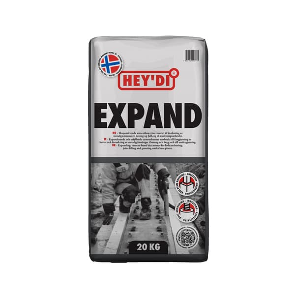 HEYDI EXPAND 20KG MØRTEL