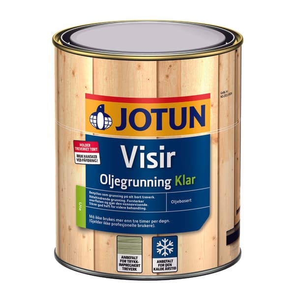 VISIR OLJEGRUNNING KLAR 0.9L