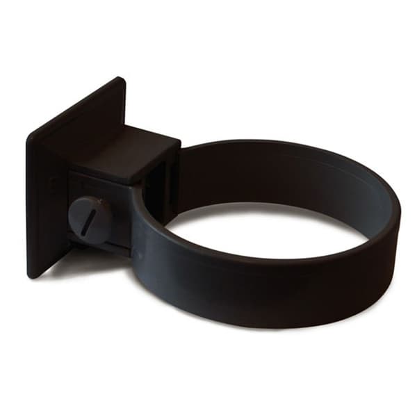 RØRKLAMMER PLAST 75MM SORT 2 STK