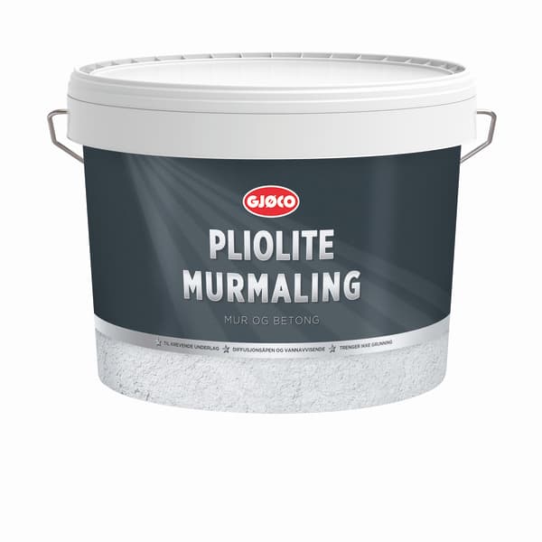 GJØCO PLIOLITE MURMALING HVIT 9L