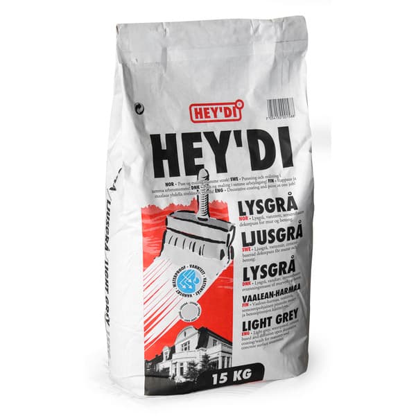 HEYDI LYSGRÅ 15KG SLEMMING