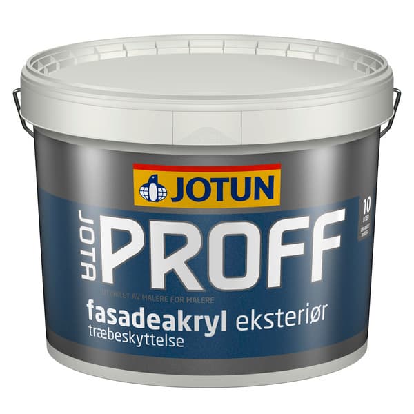 JOTAPROFF FASADEAKRYL HVIT 10 L