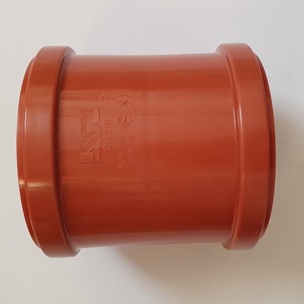 DOBBELTMUFFE 110MM PP AVLØP