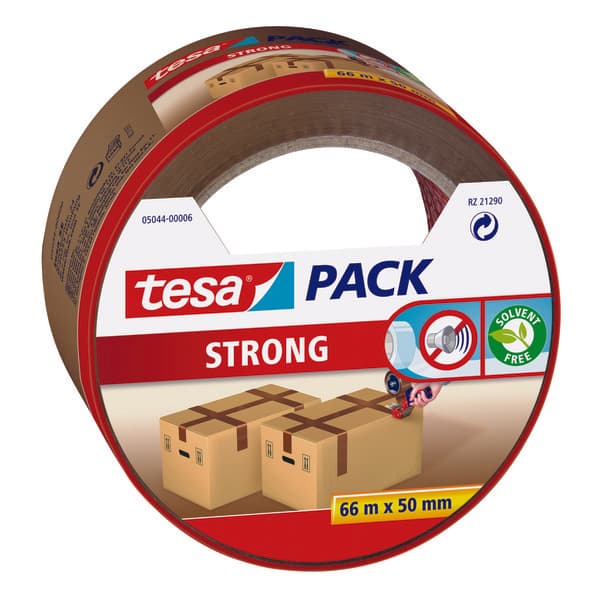EMBALL.TAPE STØYSVAK 66MX50MM BRUN