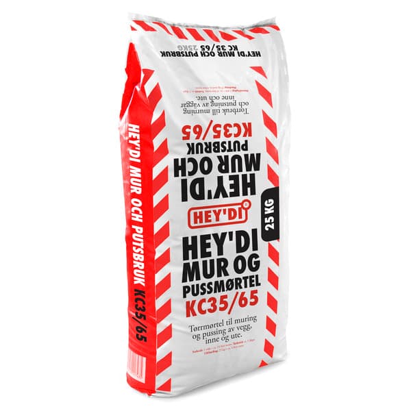 HEYDI MUR&PUSS KC35/65 25KG MØRTE