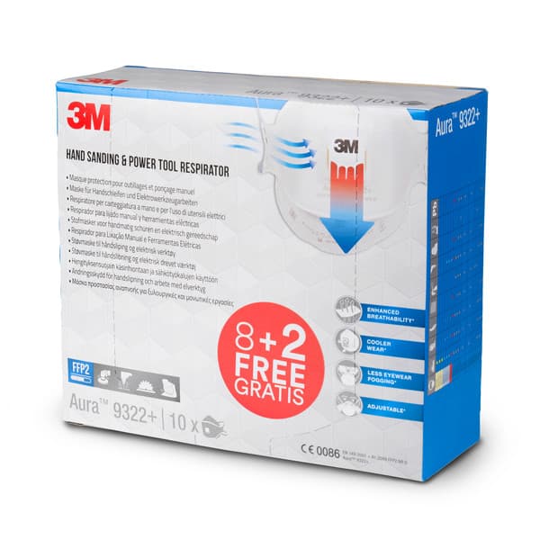 STØVMASKE PROMOPACK 9322PRO8+2P