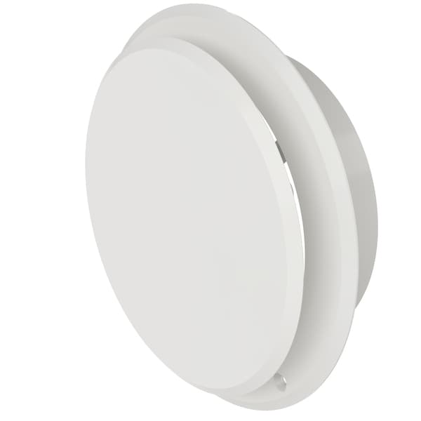 TALLERKENVENTIL RUND PLAST 5"