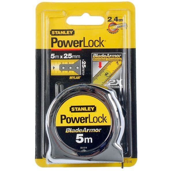 MÅLEBÅND POWERLOCK 5M 0-33-514