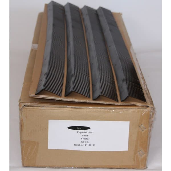 FUGLELIST PLAST SVART 1,0M BOTEK