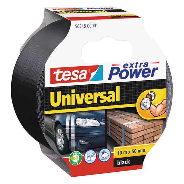 TEKSTILTAPE SORT 10M X 50MM
