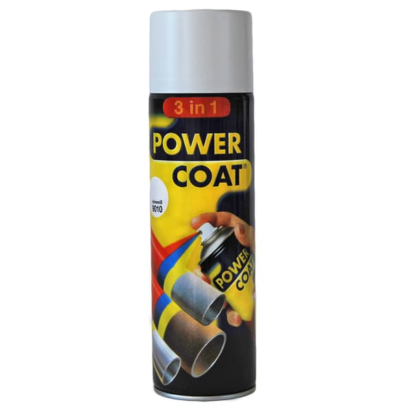 POWER COAT 3IN1 SPRAY REN HVIT