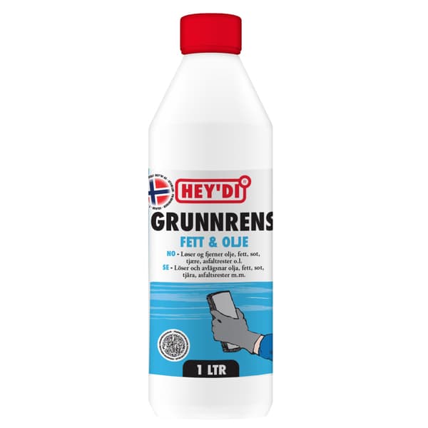 HEYDI GRUNNRENS 1L VASKEMIDDEL