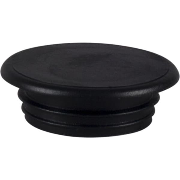 PLASTLOKK 14/19MM SVART A-200