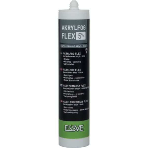 AKRYL FLEX 5 HVIT 300ML