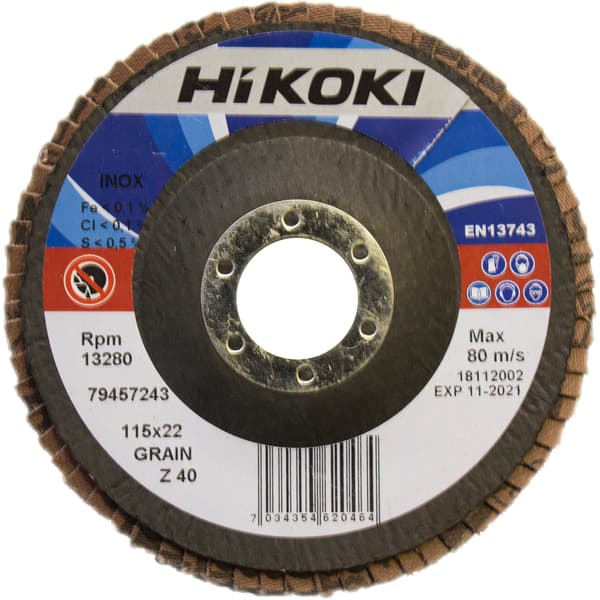 SLIPESKIVE BUET 125MM K40 FLAPDISC
