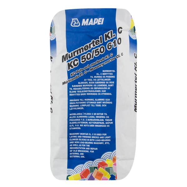 MØRTEL MUR 25KG KL.C KC50/50/610