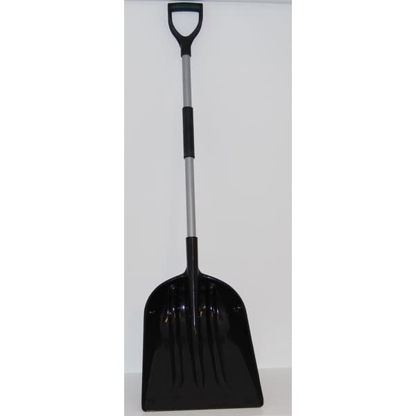SNØSPADE I PLAST,ALUMINIUM SKAFT
