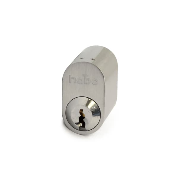 SYLINDER 65537 KROM/BØRSTET KROM SB
