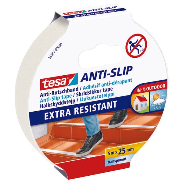 TEIP ANTISKLI 5MX25MM TRANSP