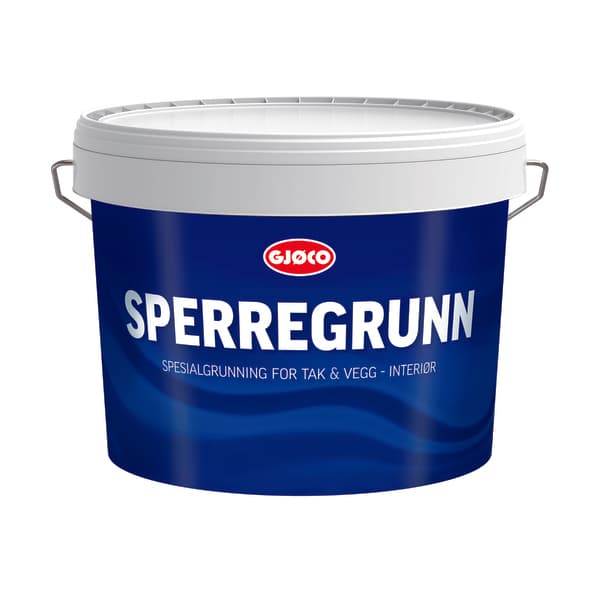 SPERREGRUNN BASE HVIT 9L