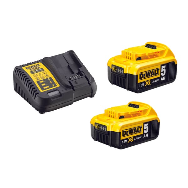 LADER+BATTERI X2 18V 5AH DCB115P2