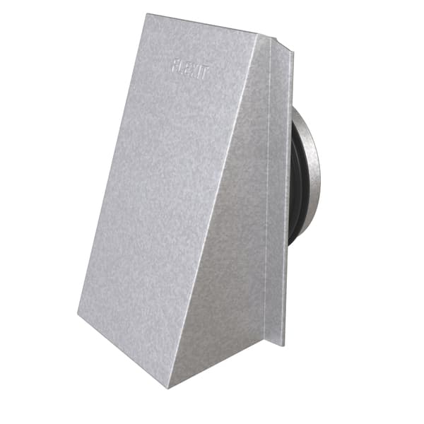 KAPPE M/NIPPEL STÅL 4X6" Ø100