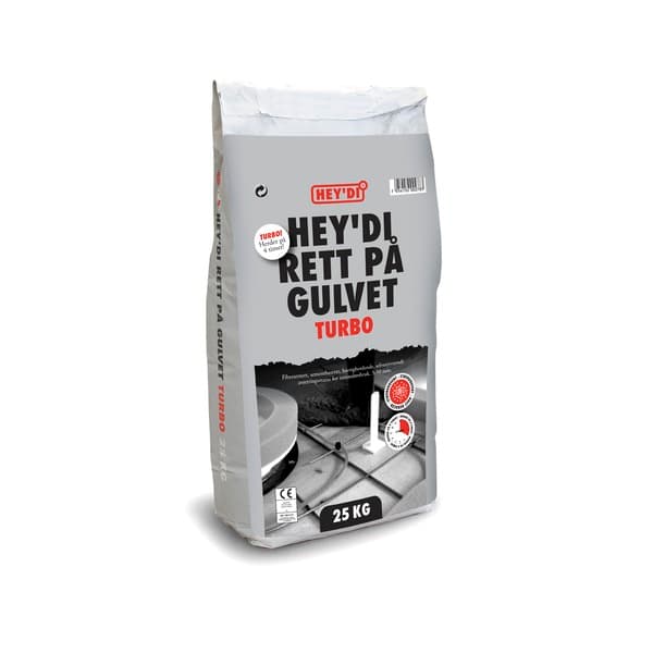 AVRETTING RETT PÅ GULVET TURBO 25KG