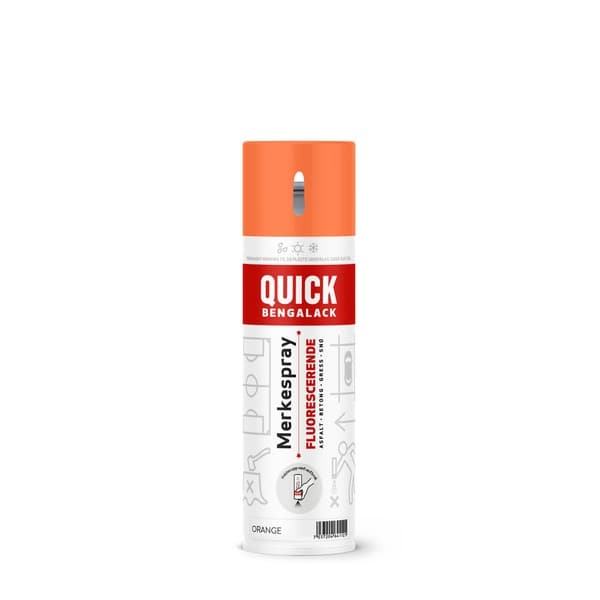 QUICK B MERKESPRAY ORANSJE 500ML
