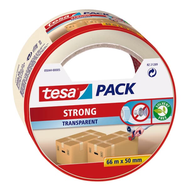 EMBALL.TAPE STØYSVAK 66MX50MM KLAR