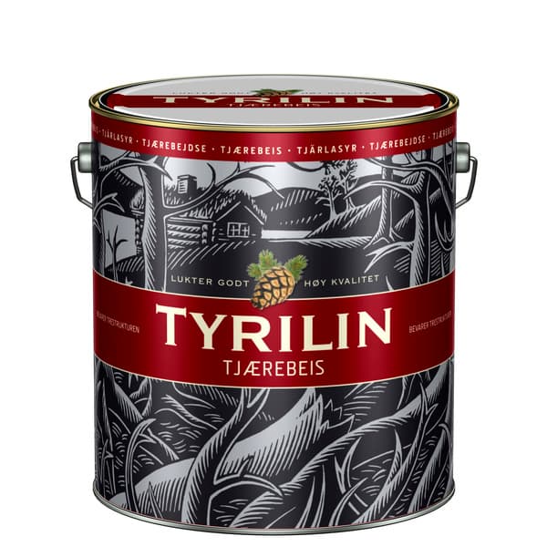 TYRILIN TJÆREBEIS RØDBRUN 10L