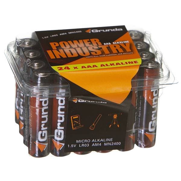 BATTERI GRUNDA AAA INDUSTRIPAK