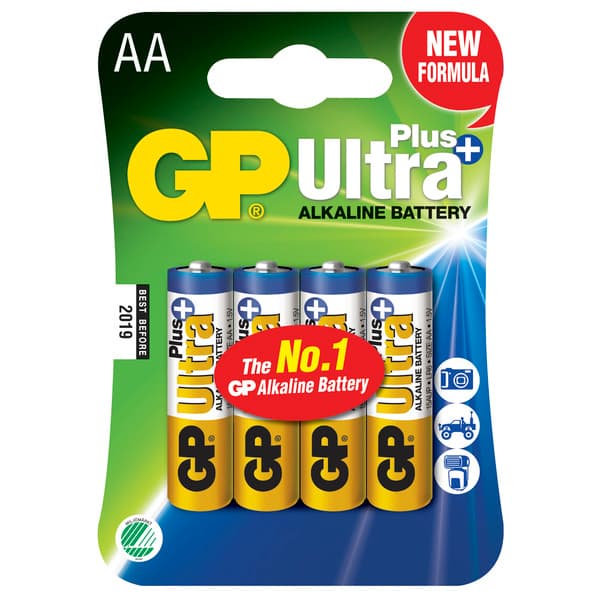 BATTERI ULTRA PLUS ALK AA/LR6