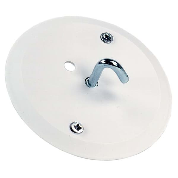 TAKLOKK M/KROK HVIT PVC