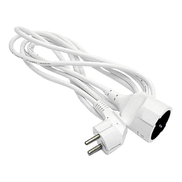 SKJØTEKABEL MJ 3G1,5 6M PET HVIT