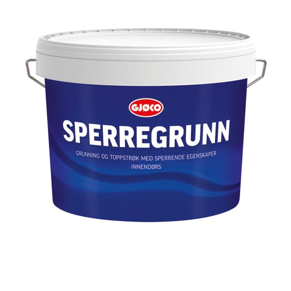 SPERREGRUNN BASE HVIT 9L