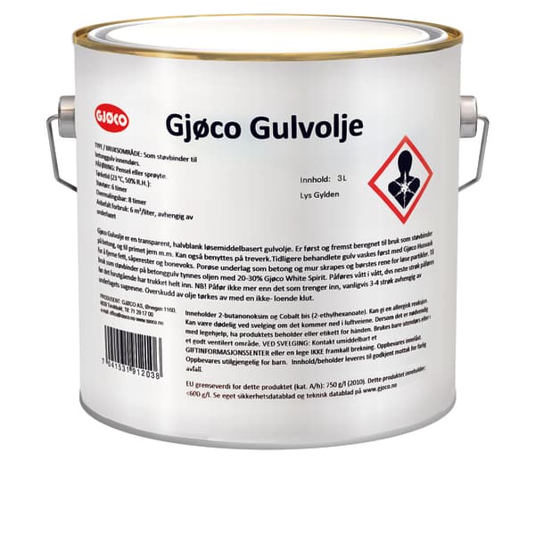 GULVOLJE LYS GYLDEN 3L