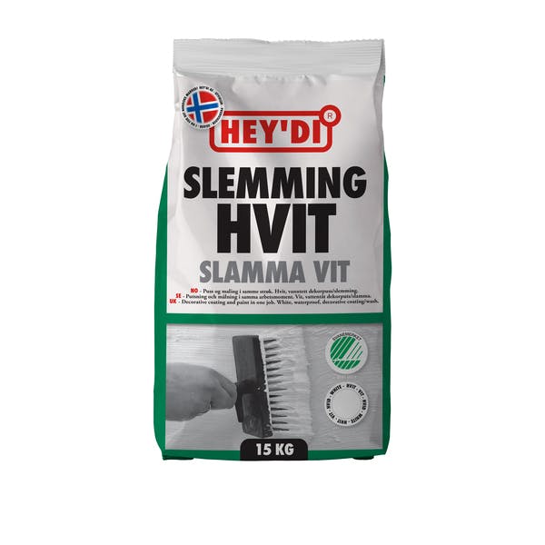 HEYDI HVIT 15KG SLEMMING