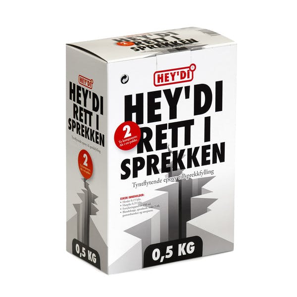 HEYDI RETT I SPREKKEN 0,5KG EPOXY