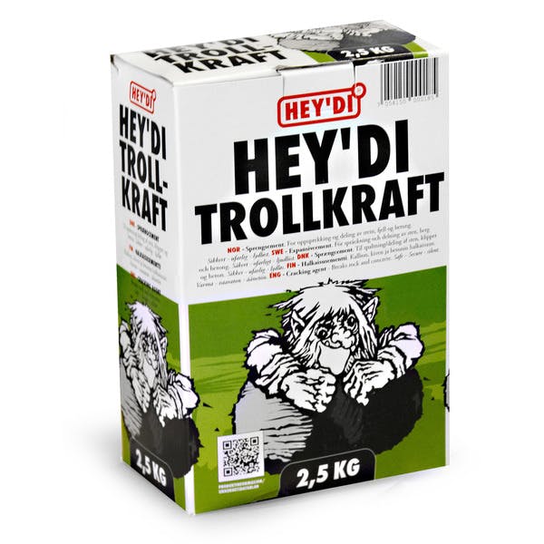 HEYDI TROLLKRAFT 2,5KG SPRENGSEMENT